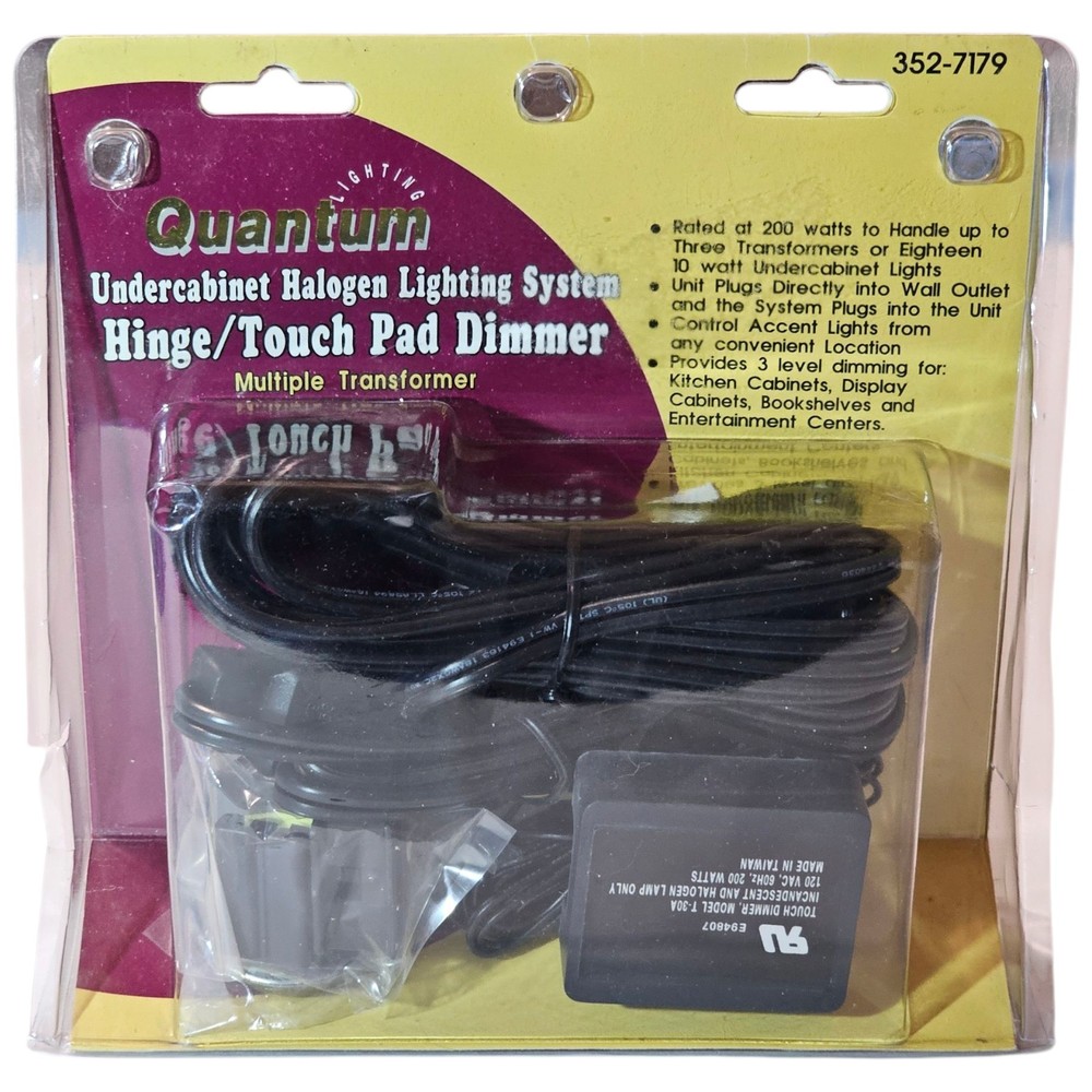 Quantum Lighting Undercabinet Halogen Lighting System Touchpad Dimmer 352-7179