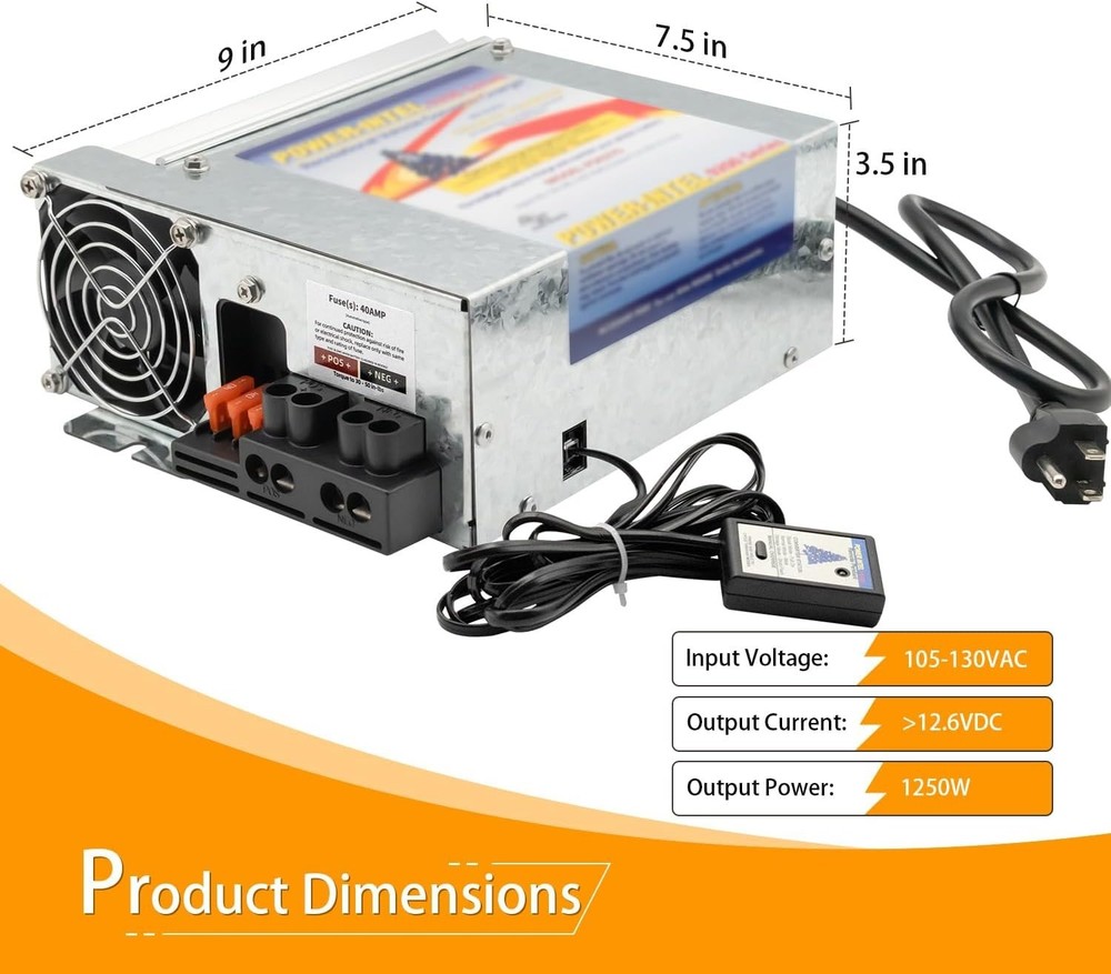 PD9270 70Amp RV Converter Charger PD9200 Series Power Converter/Battery Chargers