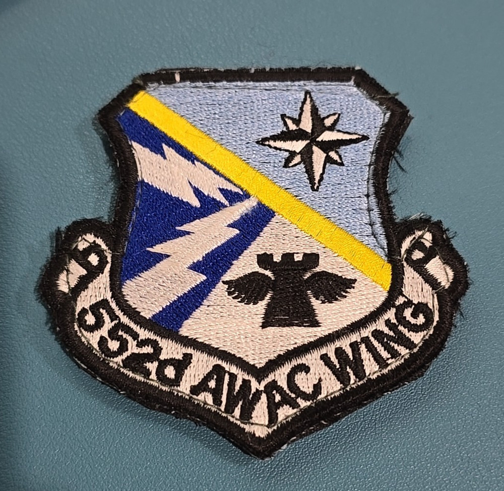 552nd Air Control Wing-AWAC-Patch-Hook And Loop Back-Vietnam*