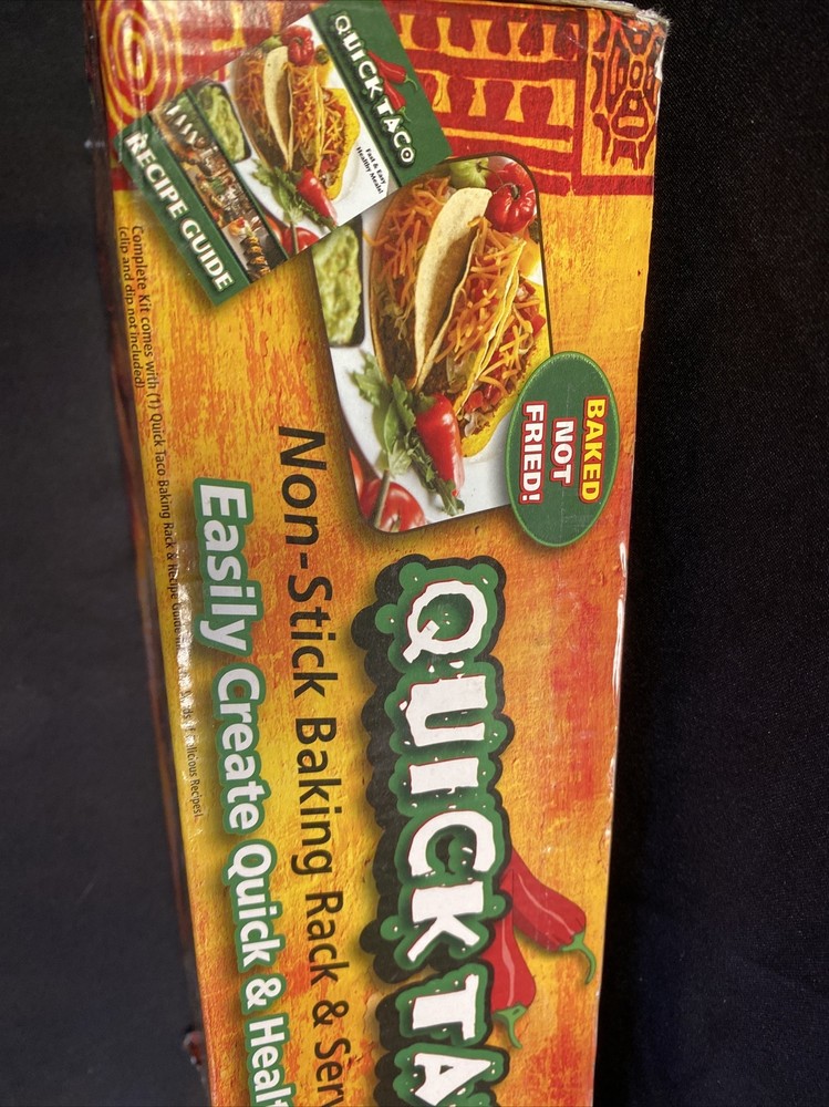 Quick Taco Non-Stick Baking Rack Server All in One Cathy Mitchell