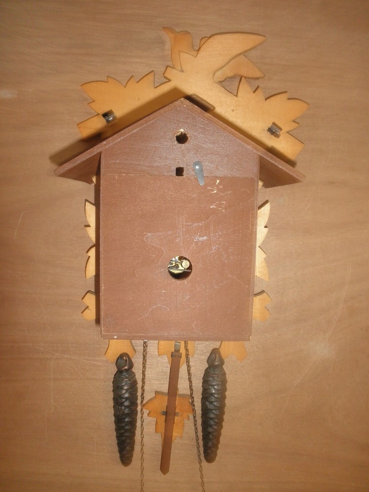 Cuckoo Clock German Black Forest made working 1 Day CK3087B