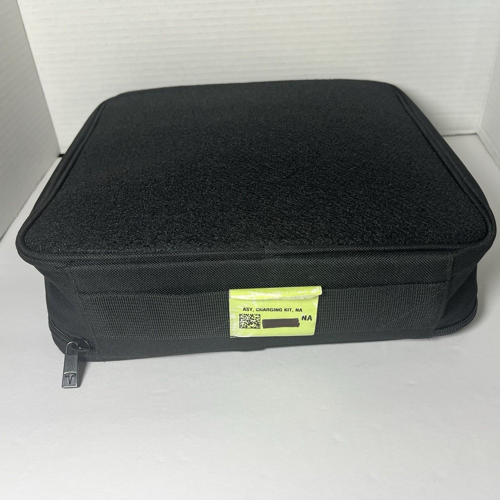 Tesla Charger square storage Bag for Mobile Connector cable Empty Case Only