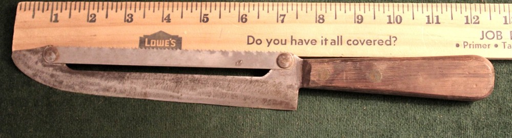 Antique Sawback-Knife Blade Combination Pruning Knife