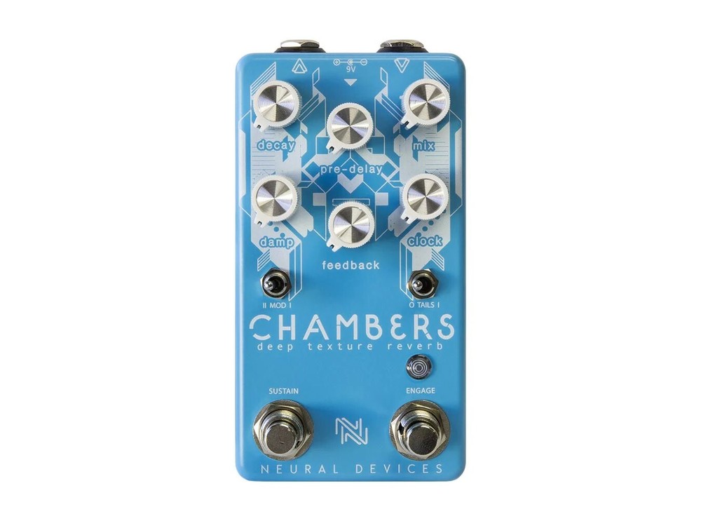 Neural Devices Chambers Deep Texture Reverb Effects Pedal