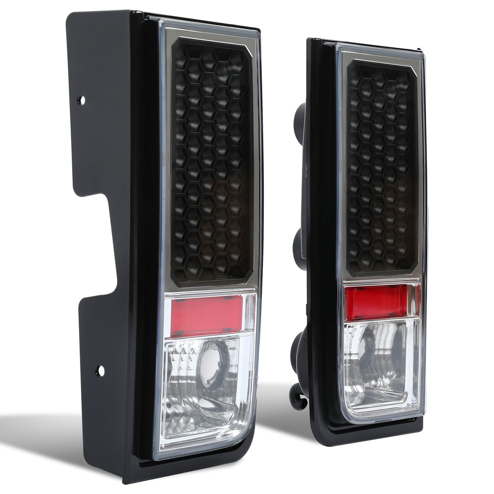 2003 2004 2005 2006 2007 2008 2009 For Hummer H2 Red FULL LED Tail Lights Pair