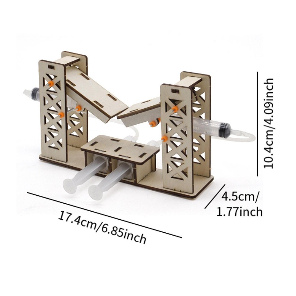 Hydraulic Bridge Assembly Educational Stem Project Hand Eye Coordination