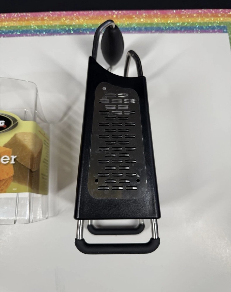 Rare Microplane Four Sided Box Grater commercial grade super sharp
