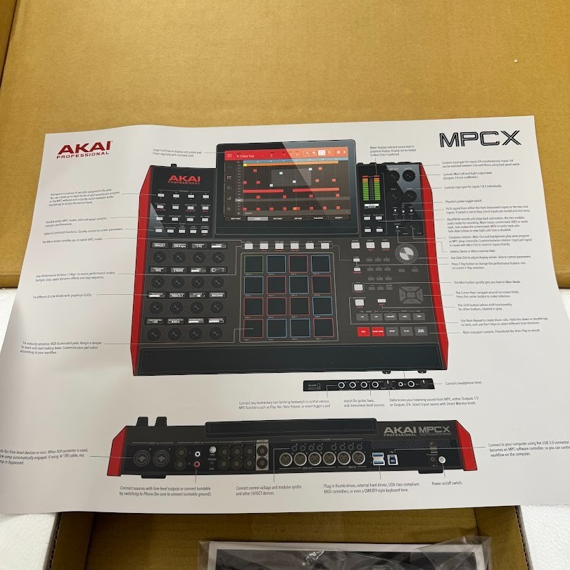 Akai Professional MPC X Standalone Sampler Sequencer - Mint - Software Transfer