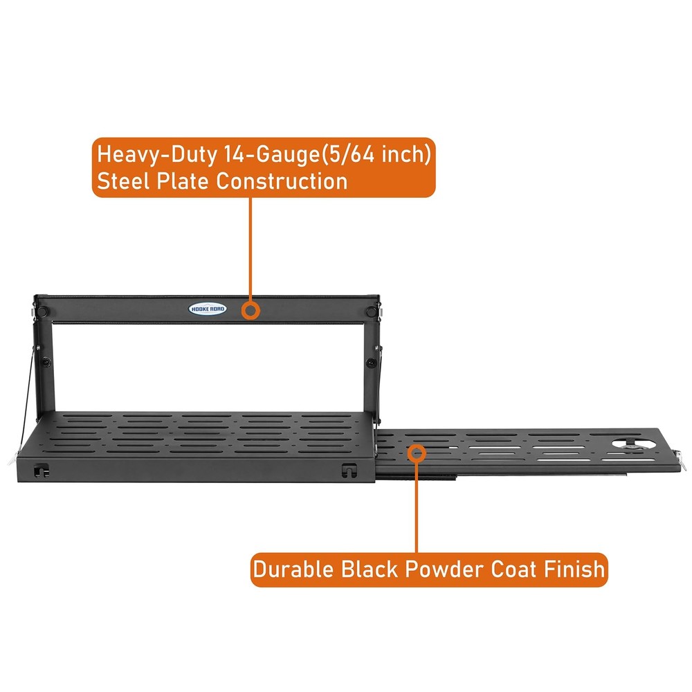 2015-2018 Wrangler JK JKU Tailgate Table Pull-out Cargo Shelf Foldable