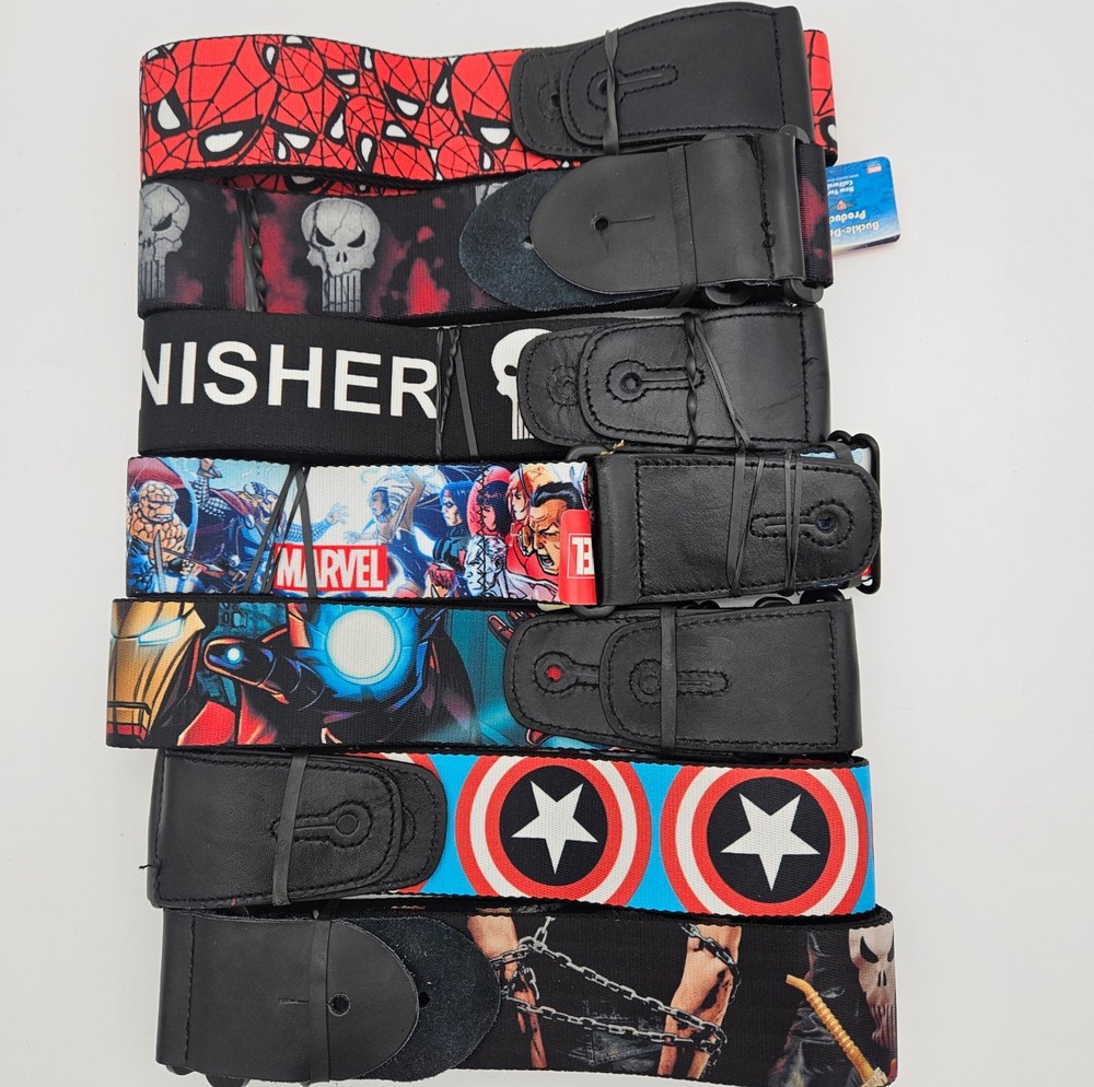 Buckle Down Marvel Captain America Guitar Strap