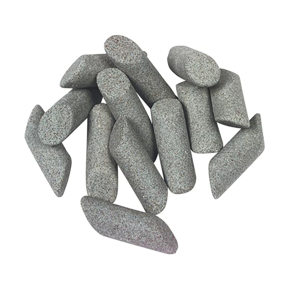 Raytech 41-328 Polyhedrons Ceramic Media, 90 lbs/cu ft Density, 3/8" Size, 20...