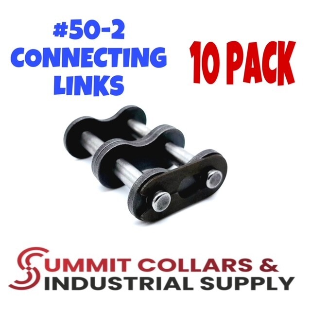 50-2 Double Strand Roller Chain Connecting Link (10PCS)