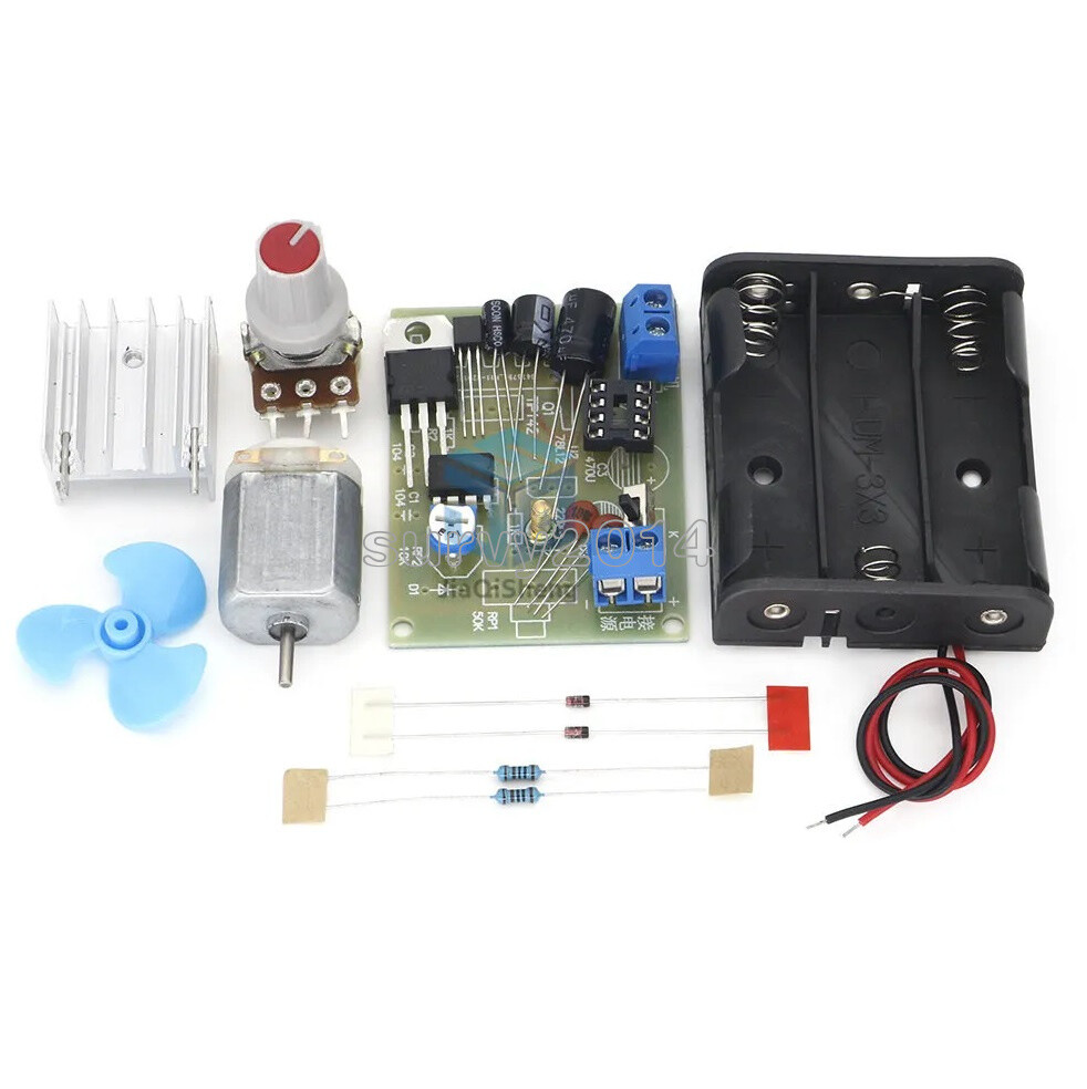 NE555 Motor Speed Regulator Kit Teaching Electronic Technology Assembly Training