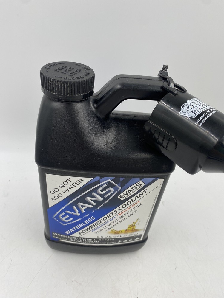Evans Waterless Powersports Coolant Half Gallon With Funnel