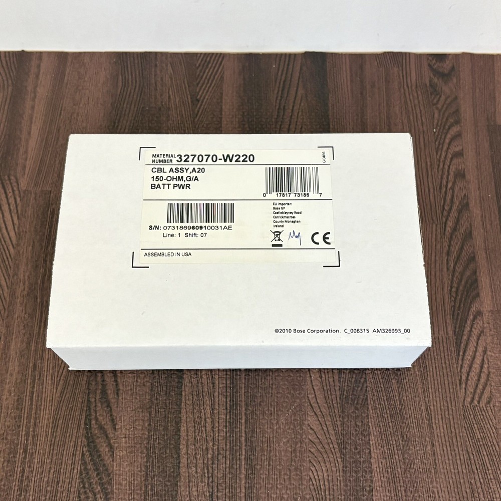 New Bose A20 Dual GA Plug 150 OHM Microphone Controller Assembly No Bluetooth