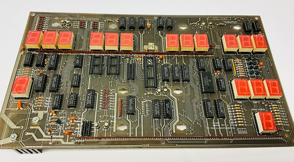 Merit Pub Time Arcade Dart Machine pcb D-Logic MB5654 AS IS UNTESTED