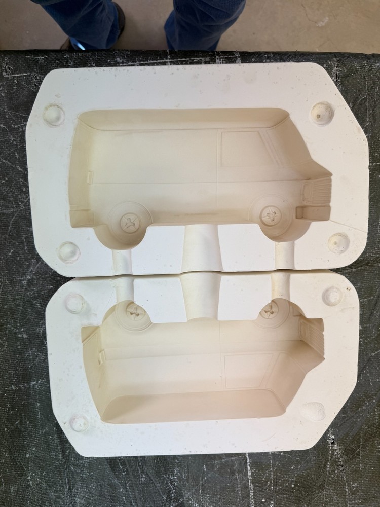 VINTAGE SCIOTO CERAMIC MOLD #31 SUPERVAN