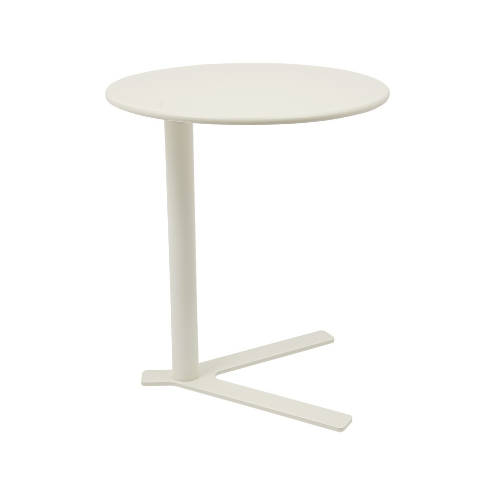 Round Side Table with Y-shaped Base, Side Table for Small Spaces,Couch End Table