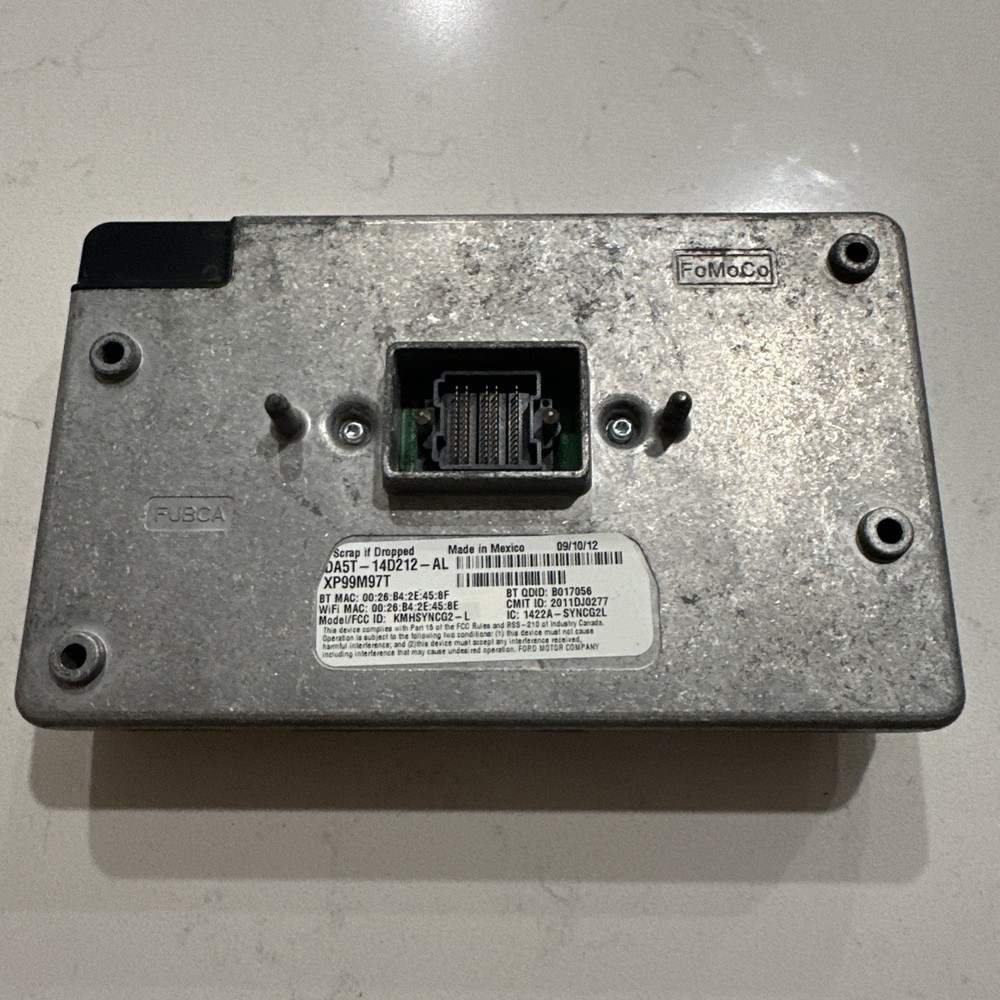 2012-2013 FORD LINCOLN COMMUNICATION SYNC CONTROL MODULE OEM DA5T-14D212-AL