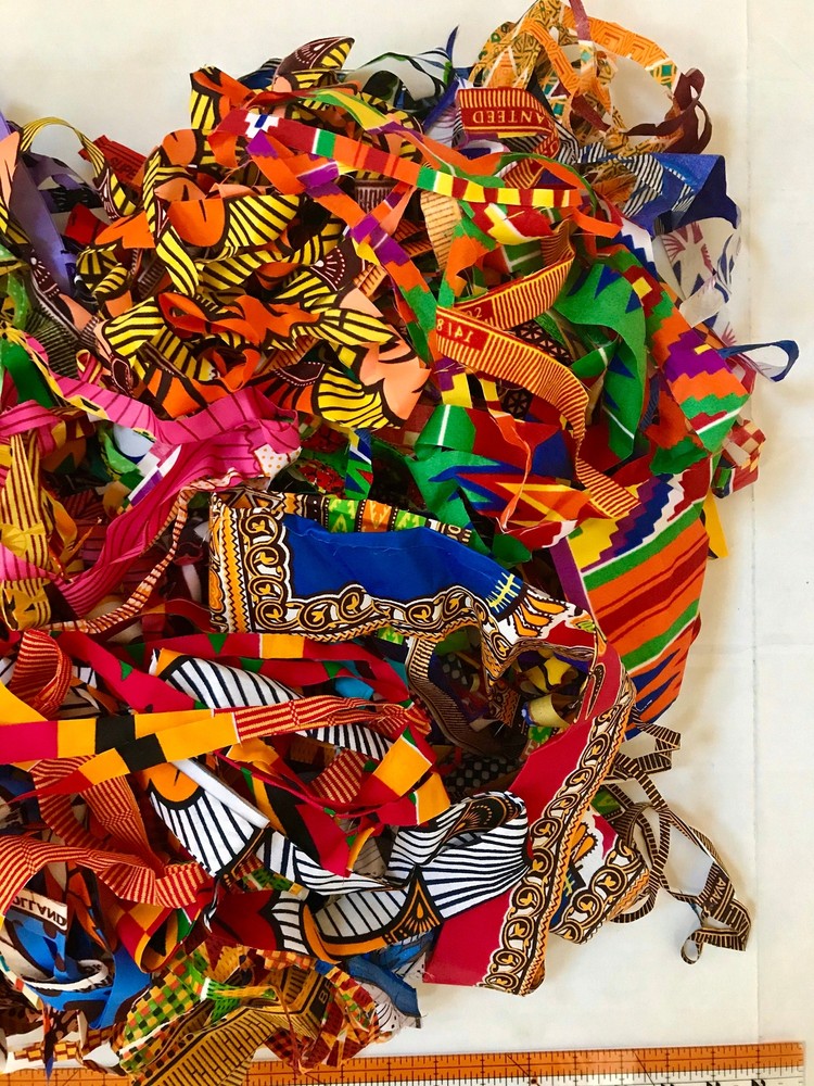 Fine Scraps - African Fabric, Per Pound