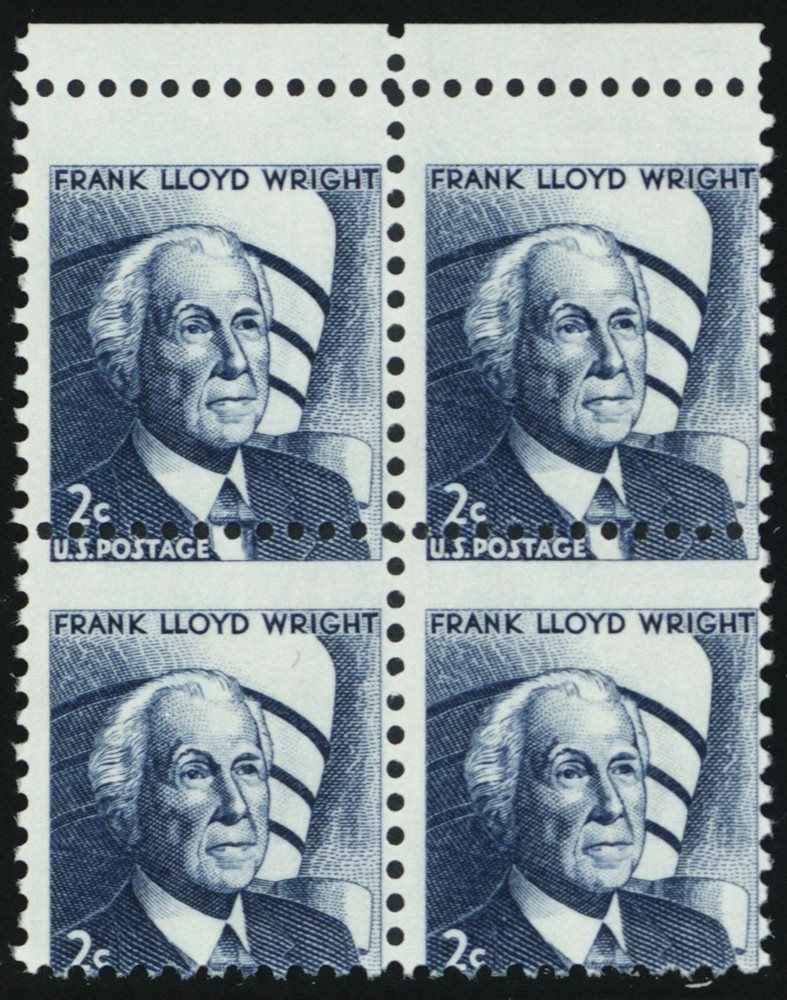 1280, Mint NH 2¢ Misperforated Error Block of Four *- Stuart Katz