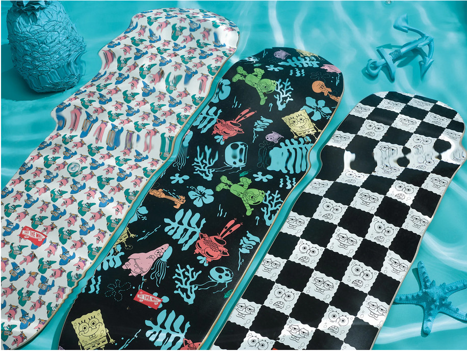 Vans x SpongeBob SquarePants Skate Deck Set Complete (3)