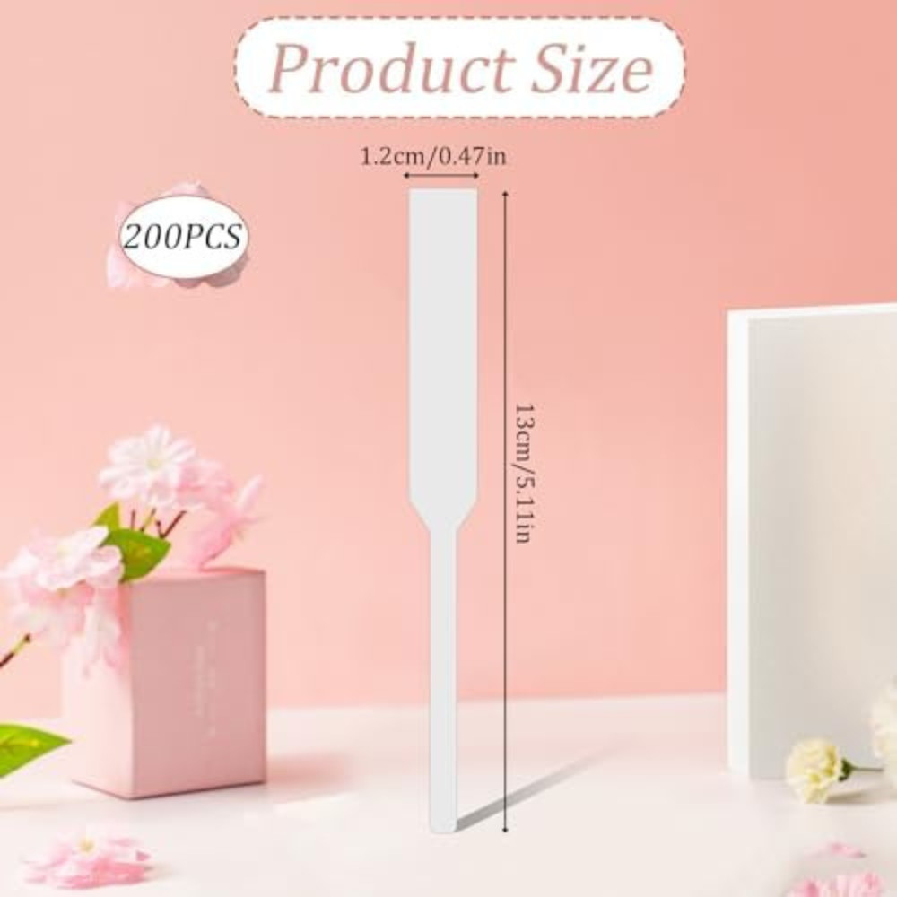 200 Pcs Perfume Tester Strips Disposable Perfume Test Strips Paper Tester Strips