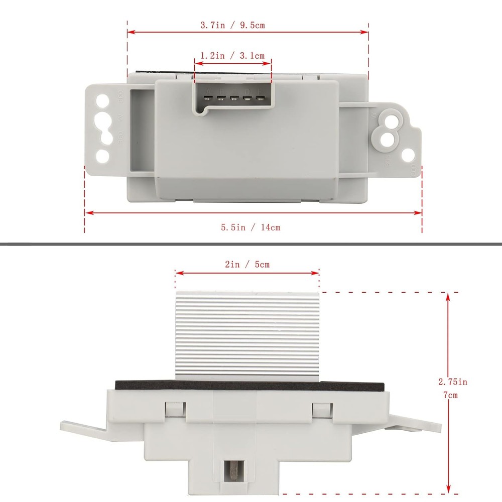 HVAC Blower Motor Resistor Kit Compatible with Chevy, GMC - Silvera... Fast Ship