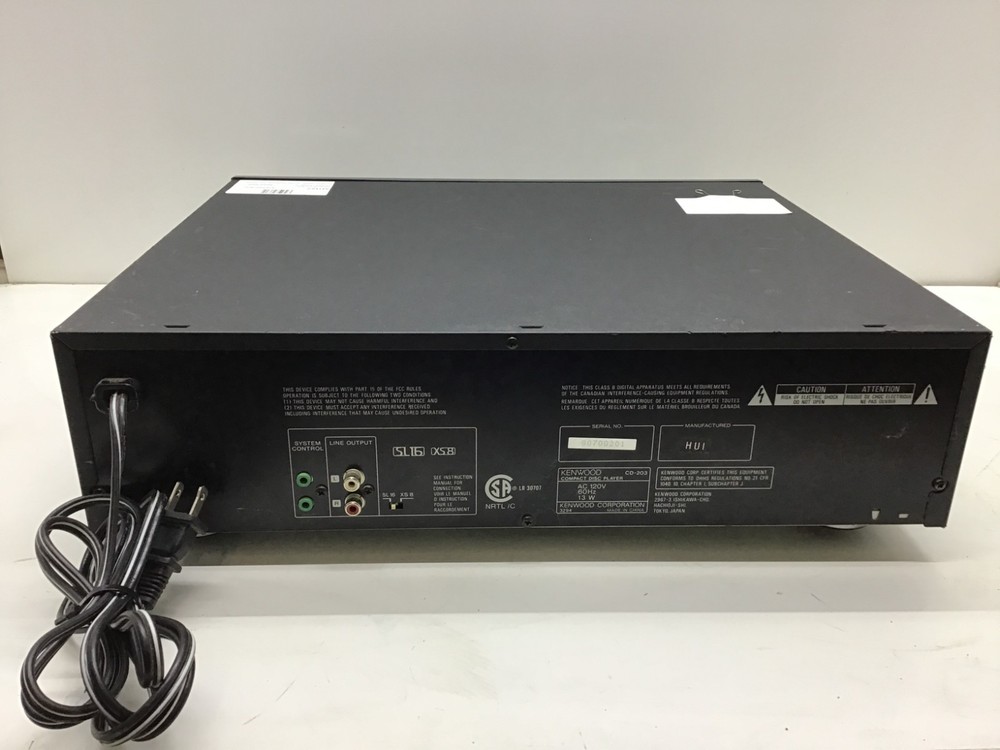 Kenwood CD-203 CD Changer - Tested - Read