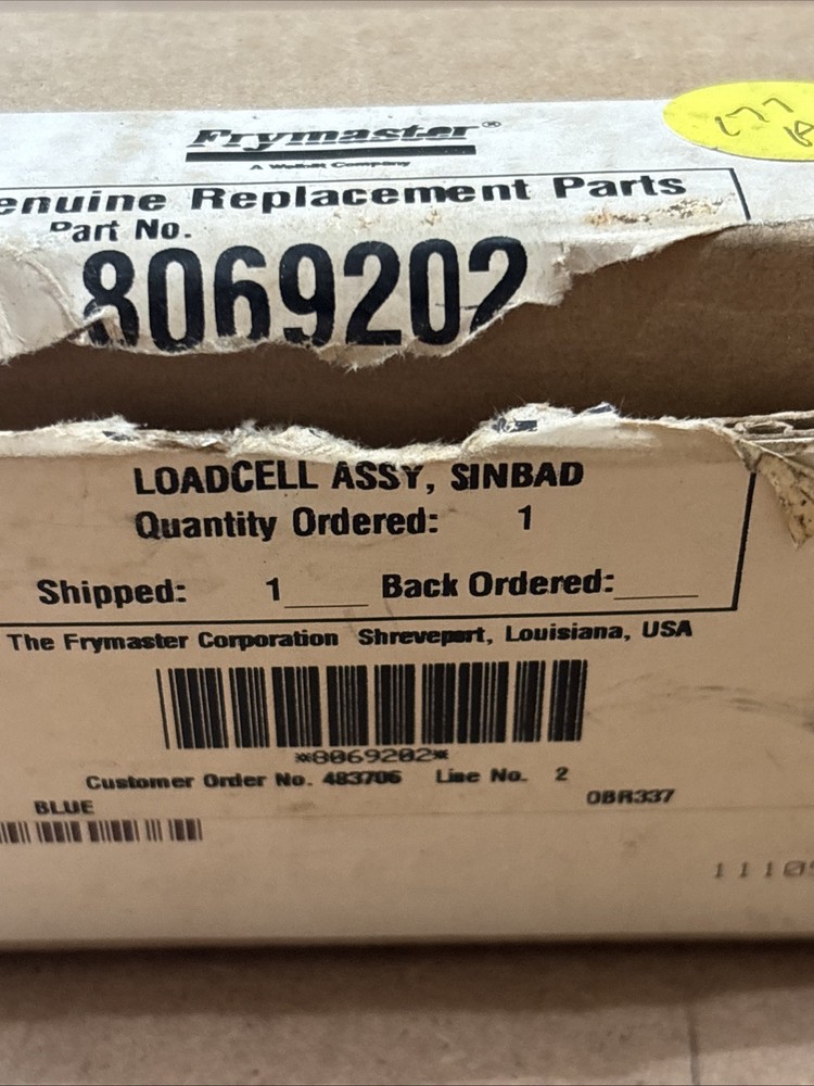 Frymaster Loadcell Assembly 8069202