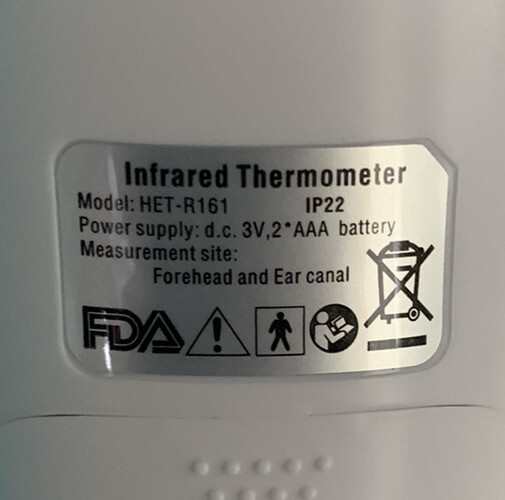 Mosen Infrared Thermometer HET-R161