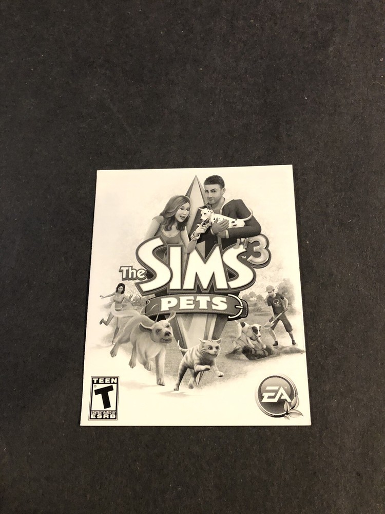 sims 3 pets ps3 Manual Only