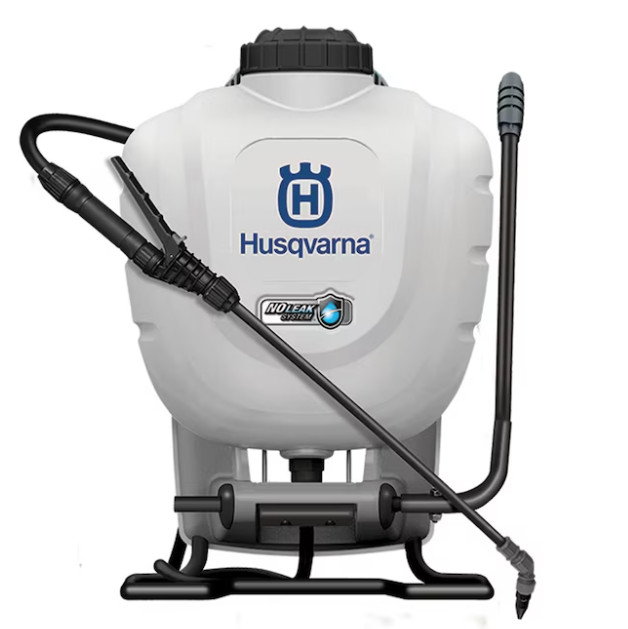 Husqvarna 4-Gallon Plastic Backpack with Adjustable Spray Pattern