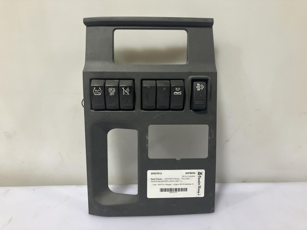 2019-2024 Peterbilt 579 SWITCH Dash Panel - Used