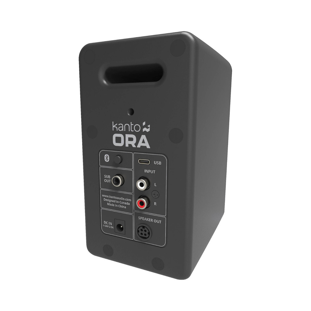 Kanto ORA 2-Way Wireless Desktop Speakers (Pair) - Reference Quality - Black