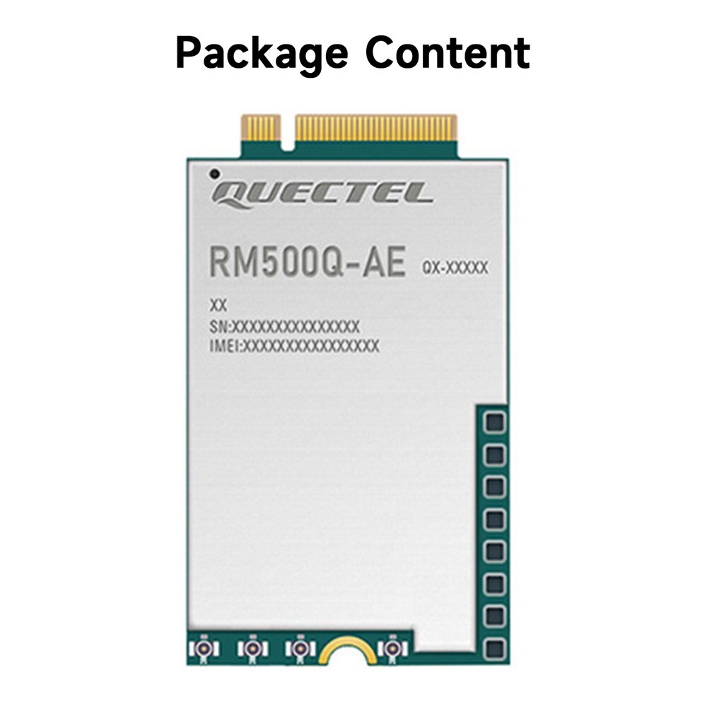 Quectel RM50x Series 5G Sub-6 GHz Module M.2 Form Factor Commercial Application