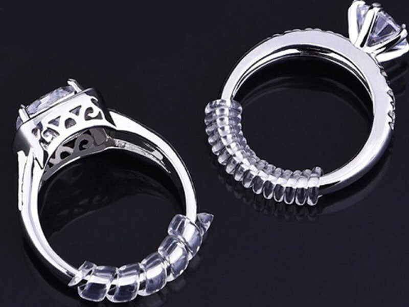 12 Pcs 4 Sizes, Spiral Based Tightener Ring Size, Ring Sizer, size adjuster