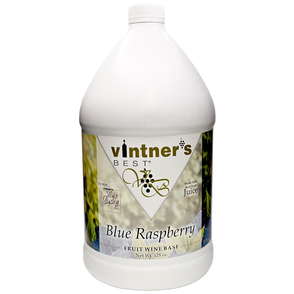 Vintner’s Best Blue Raspberry Fruit Wine Base (128 oz / 1 gallon)