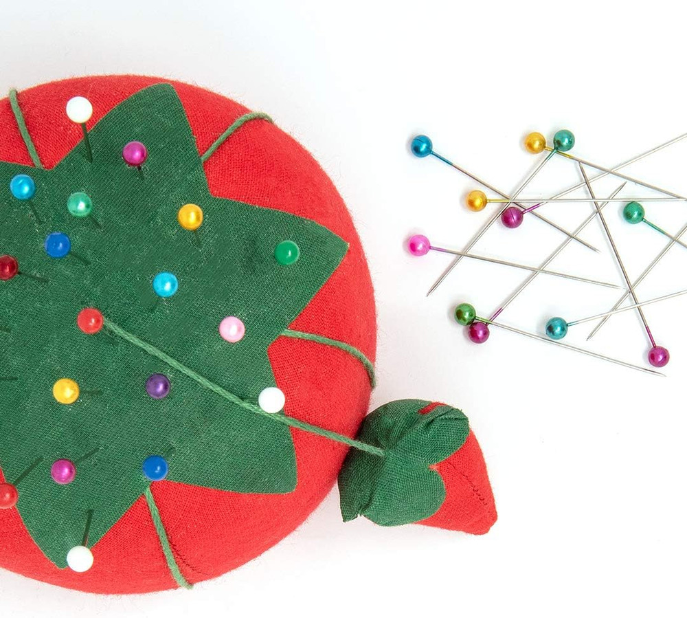Tomato Pin Cushion, Red