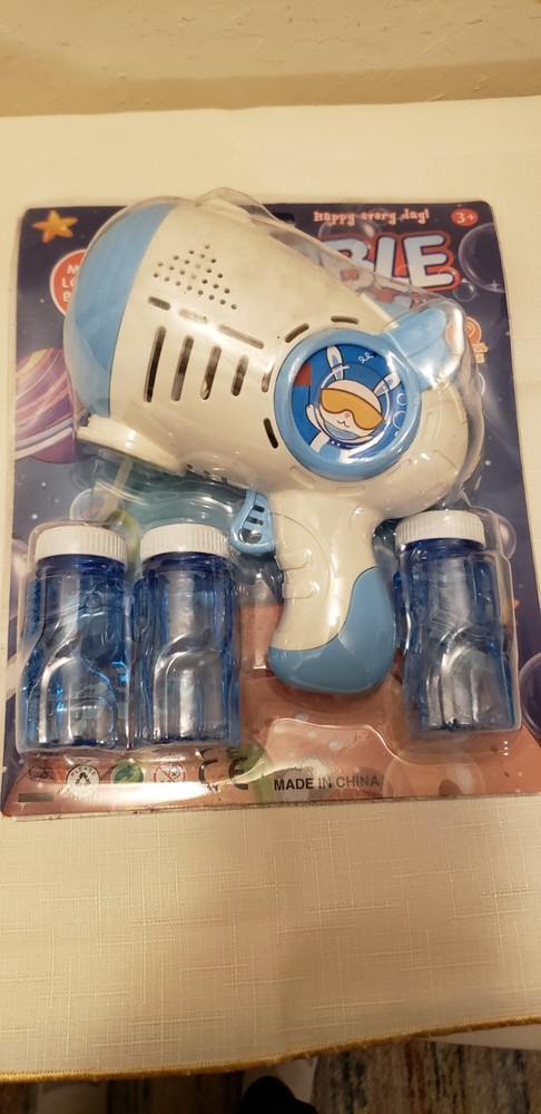 bunny bubble gun with light and music