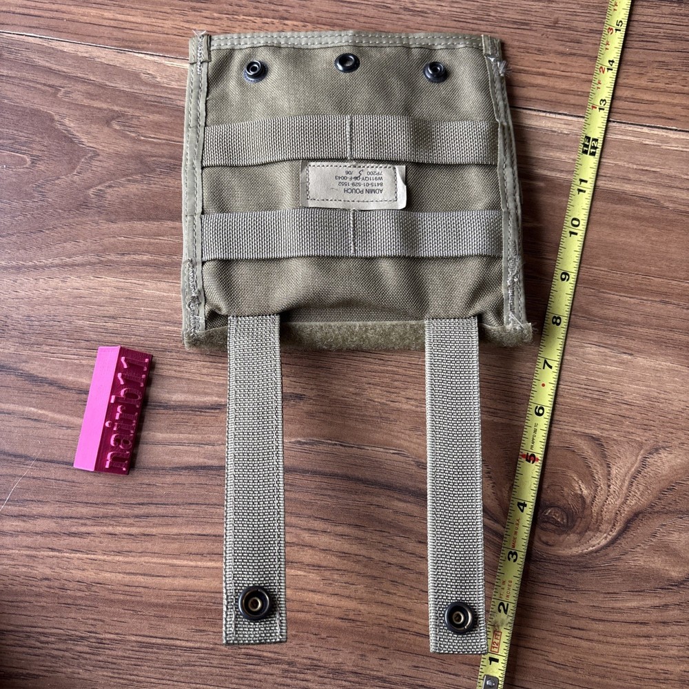 US Military Administration Pouch 7” x 7”