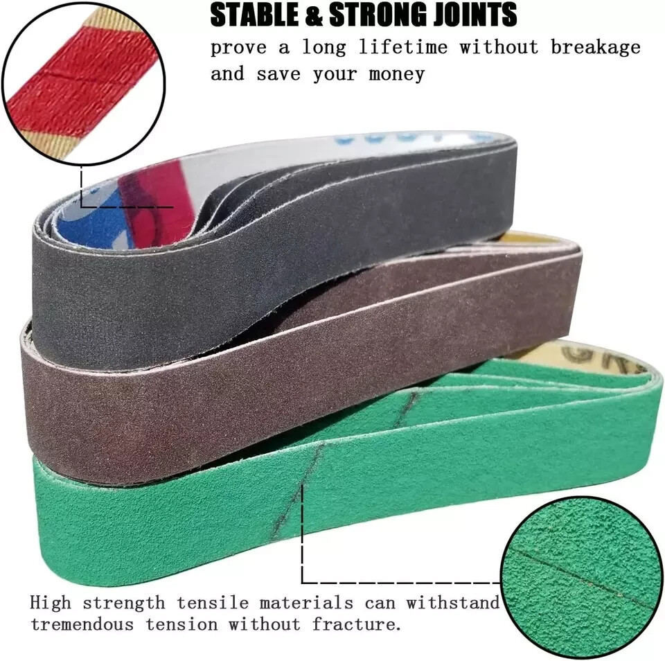 24New Replacement Belt Kit For Work Sharp Knife Tool Sharpener Ken Onion Edition