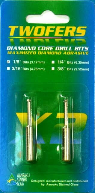 Aanraku Twofers 1/8" Diamond Core Drill Bits Standard Grit