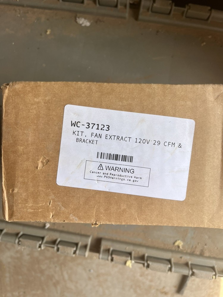 Wilbur Curtis WC-37123 Fan Extract Kit 120 Volt
