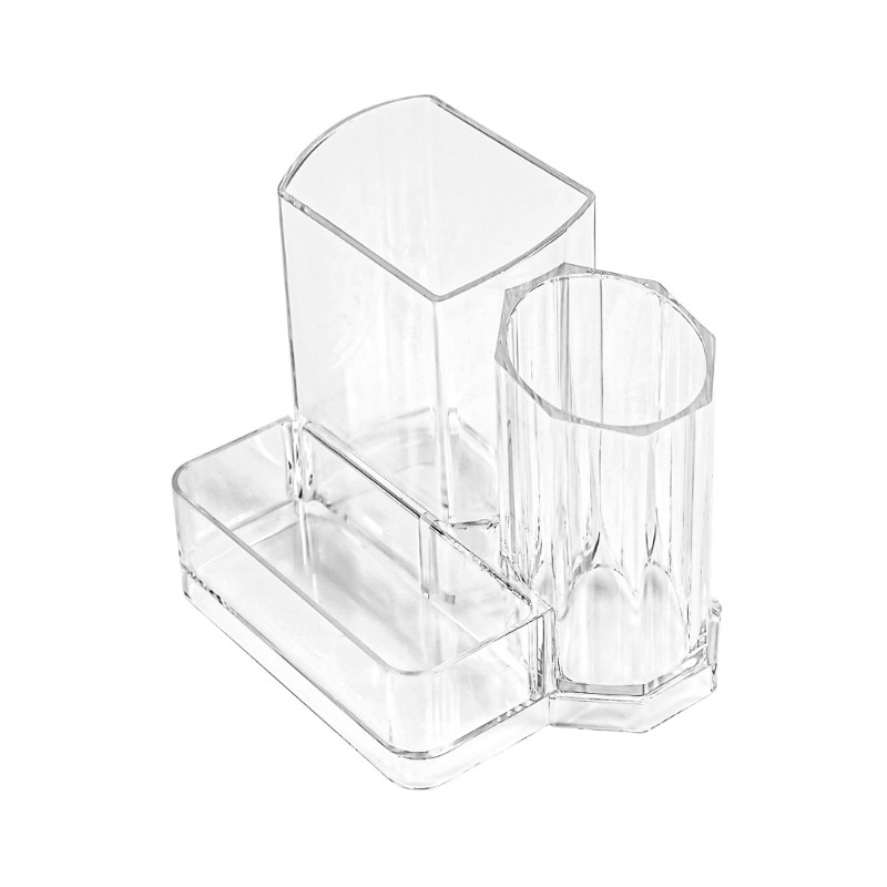 Layer Cosmetic Organizers Clear Panel Waterproof Materials Portable Storage Case