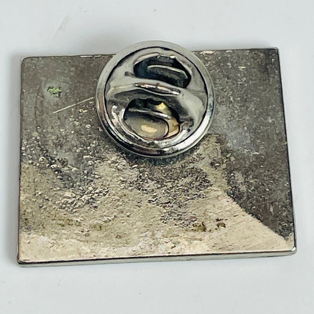 Wyoming Bucking Horse State Symbol Pinback Button approx. 1" Rectangular