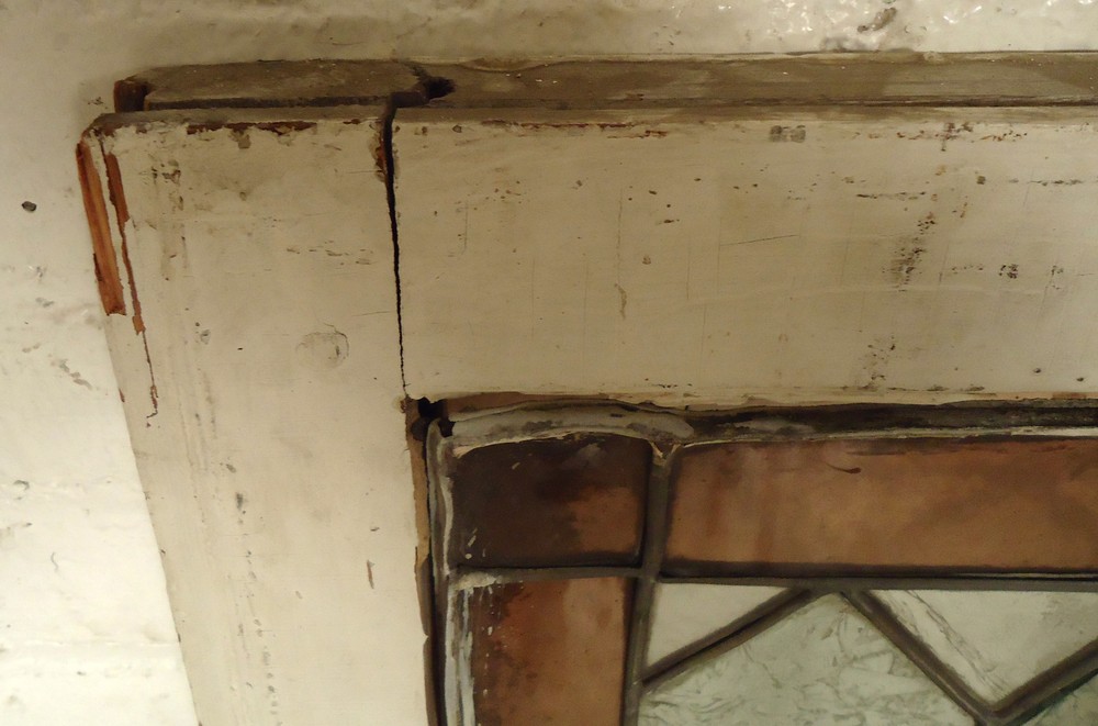 Vintage-Modern Stained Glass Panel (2015)NS