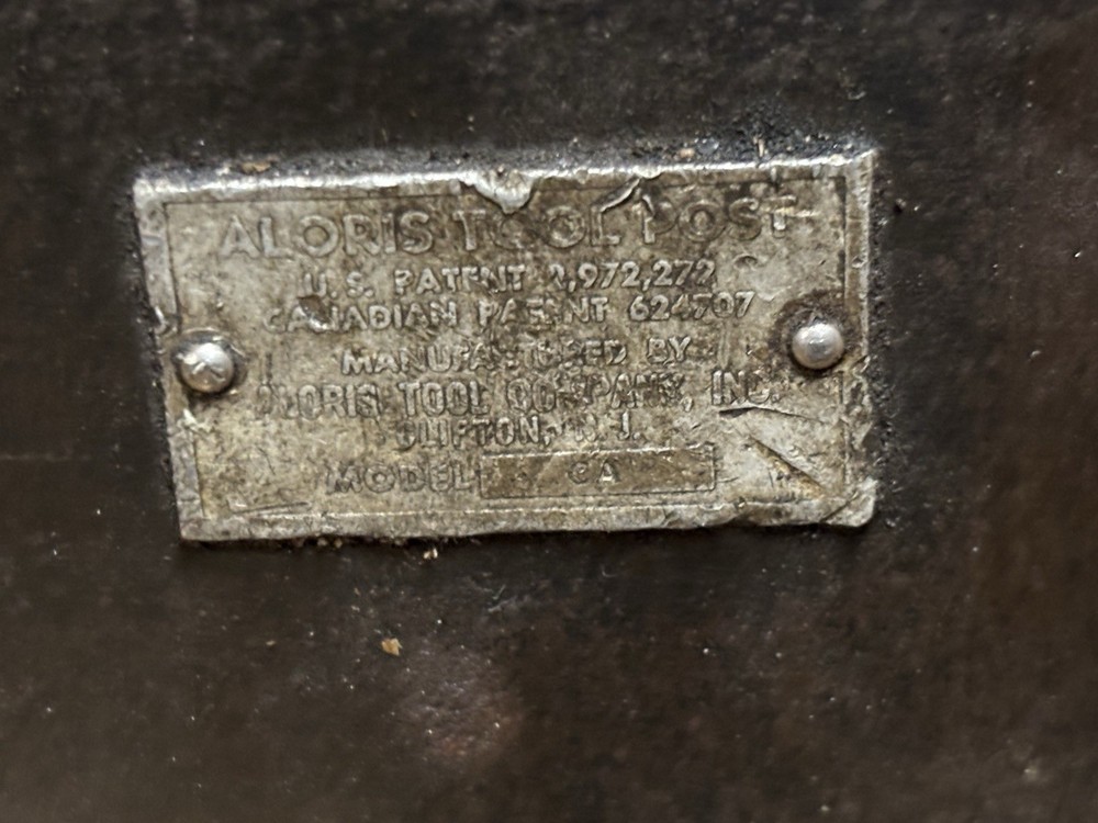 Aloris CA Quick Change Lathe Tool Post 7 pc Holder Set