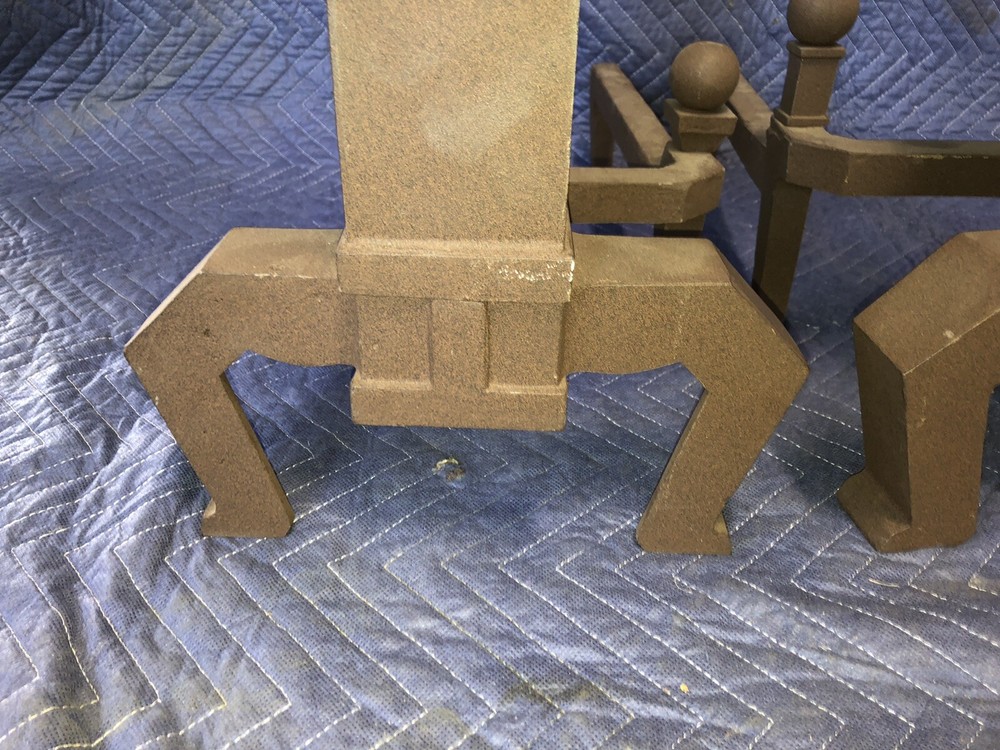 Cannonball Fireplace Andirons