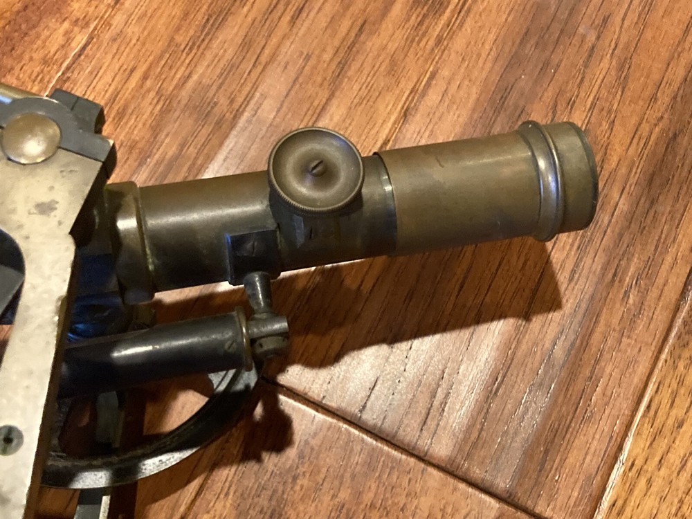 WWI US Navy Navigational Theodolite, Pauth Co. Washington, DC Solid Brass